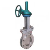 <b>PZ573H/Y伞齿轮对夹式刀型闸阀</b>