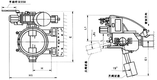 液控缓闭止回蝶阀尺寸图
