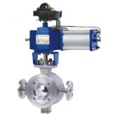 <b>气动V型夹套保温球阀</b>